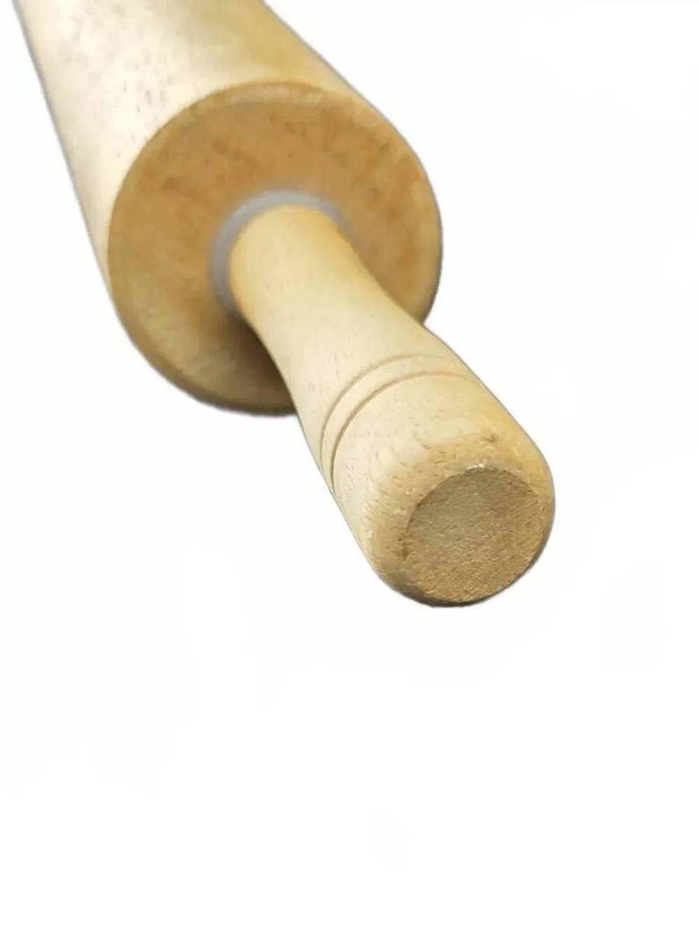 Wooden Rolling Pin with Handles for Baking and Cooking